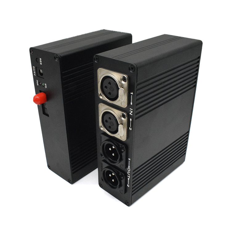 【M-CF202】Extensor de fibra de audio XLR bidireccional digital bidireccional