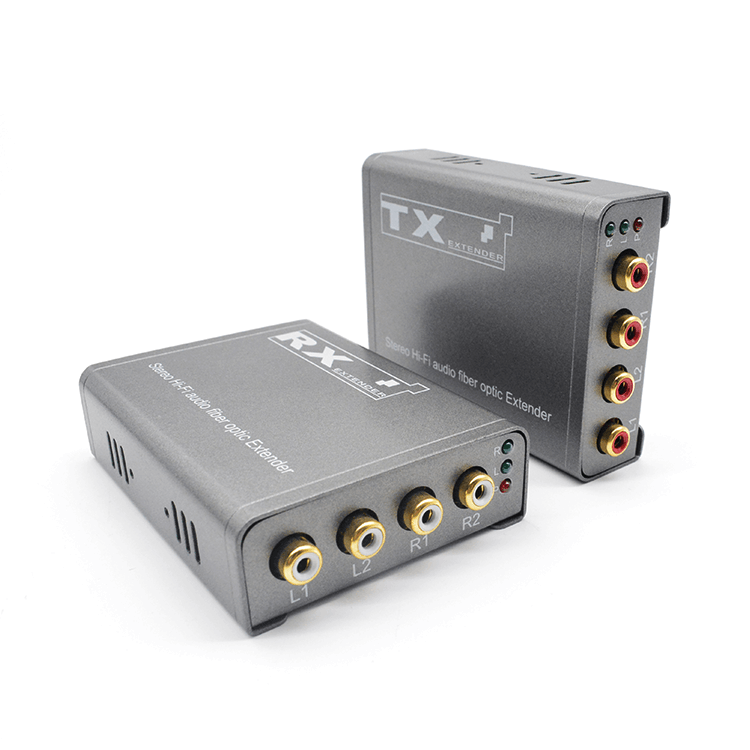 【M-AF04】Rallonge de fibre optique audio RCA num&eacute;rique &agrave; quatre voies