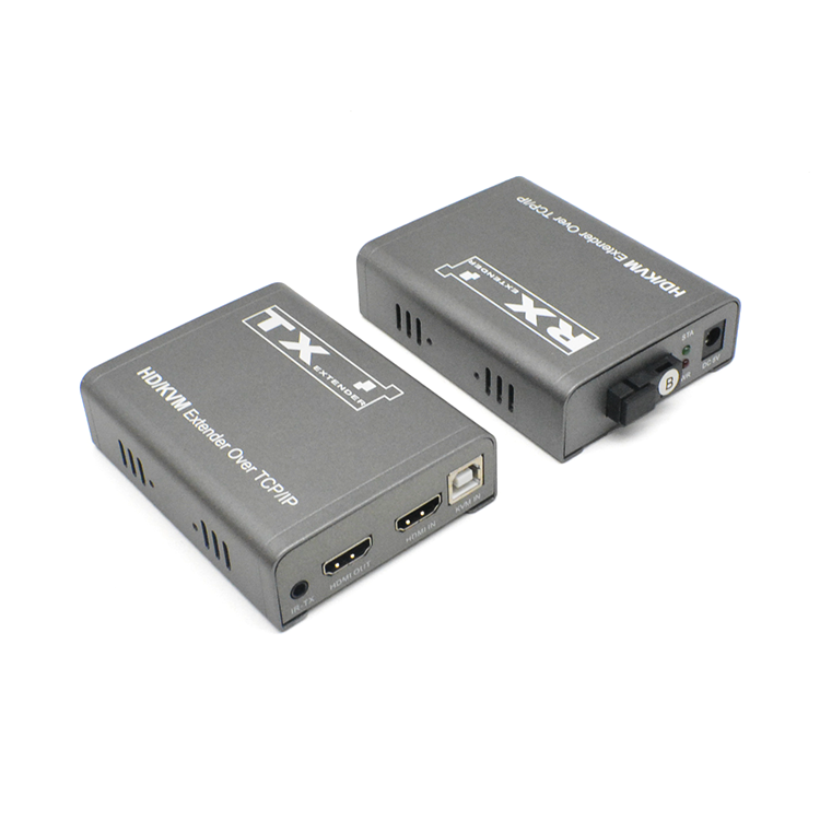 M-HF100U-A KVM TCP/IP IR موسع ألياف الصوت عالي الدقة المستقل
