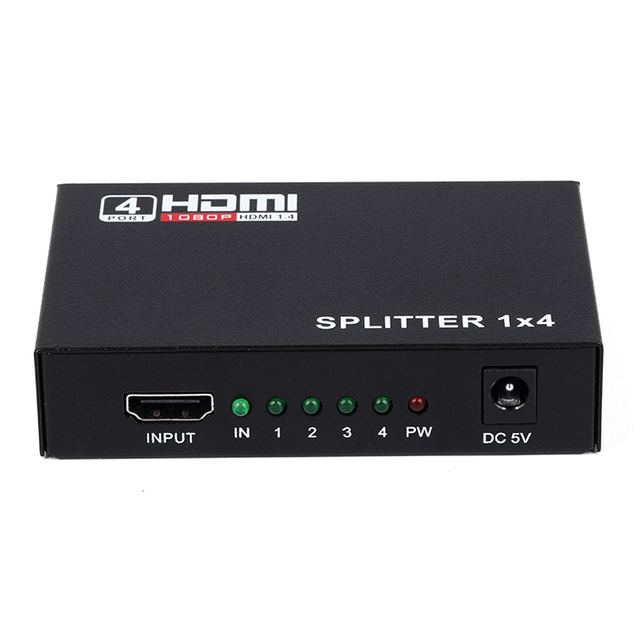 M-HD104L فاصل ثلاثي الأبعاد متعدد المخرجات عالي الدقة 1 &times; 4