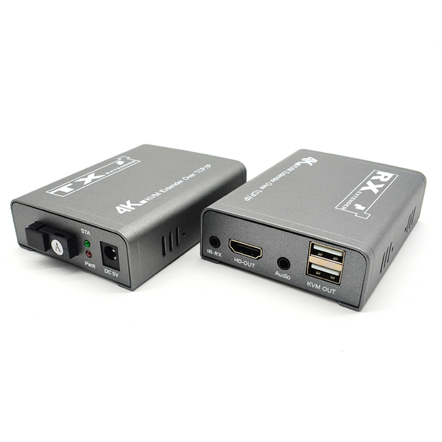 Extension fibre M-HF100U-4K 4K 20KM HD+KVM
