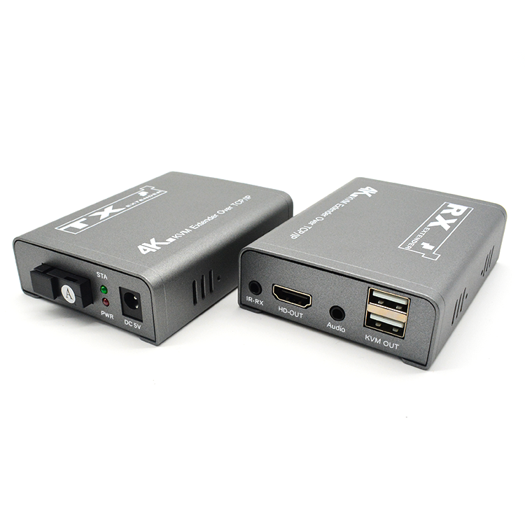 M-HF100U-4K Extensor de Fibra KVM 4K 20KM HD+