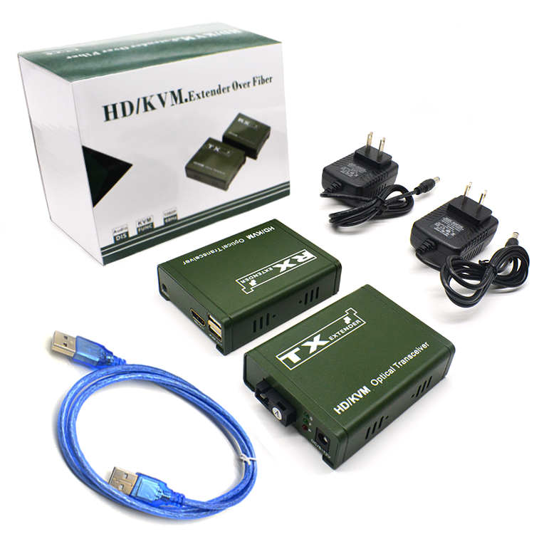 موسع الألياف M-HF300U HD+KVM