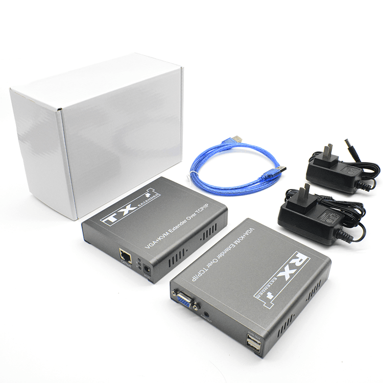 【M-V200U】KVM TCP/IP Cat5e/6 VGA エクステンダー
