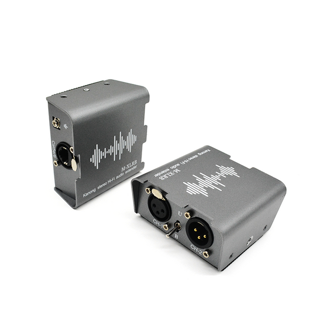 M-XLRB デュアル XLR Cat5e/6 ステレオ Hi-Fi オーディオ エクステンダー