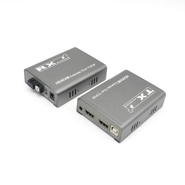 M-HF100U-A KVM TCP/IP IR موسع ألياف الصوت عالي الدقة المستقل