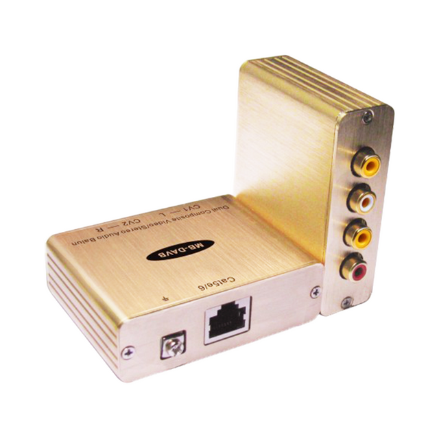 Bal&uacute;n audio-v&iacute;deo dual de v&iacute;deo compuesto M-DAVB Cat5e/6