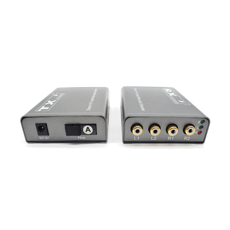【M-AF04】Rallonge de fibre optique audio RCA num&eacute;rique &agrave; quatre voies