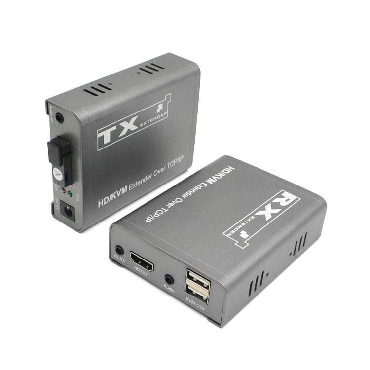 M-HF100U-A KVM TCP/IP IR موسع ألياف الصوت عالي الدقة المستقل