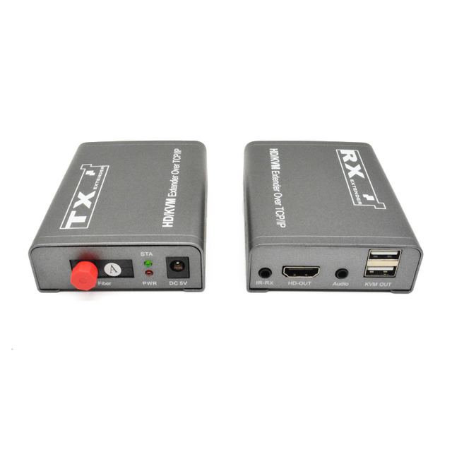 Extensor de fibra KVM HD+M-HF100U (SC/FC)