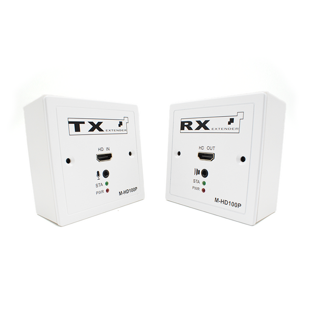 M-HD100P Extensor HD Cat5e/6 POE TCP/IP de 86 paneles
