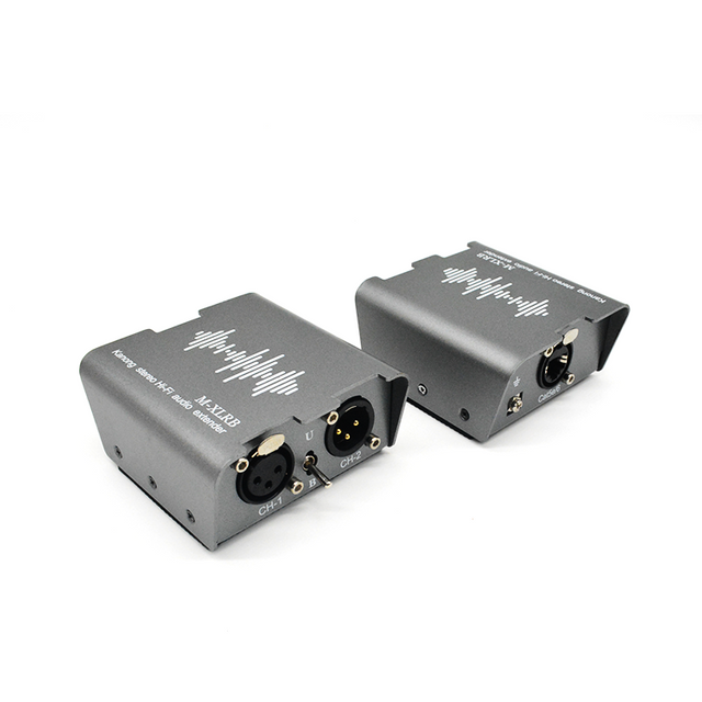 M-XLRB デュアル XLR Cat5e/6 ステレオ Hi-Fi オーディオ エクステンダー