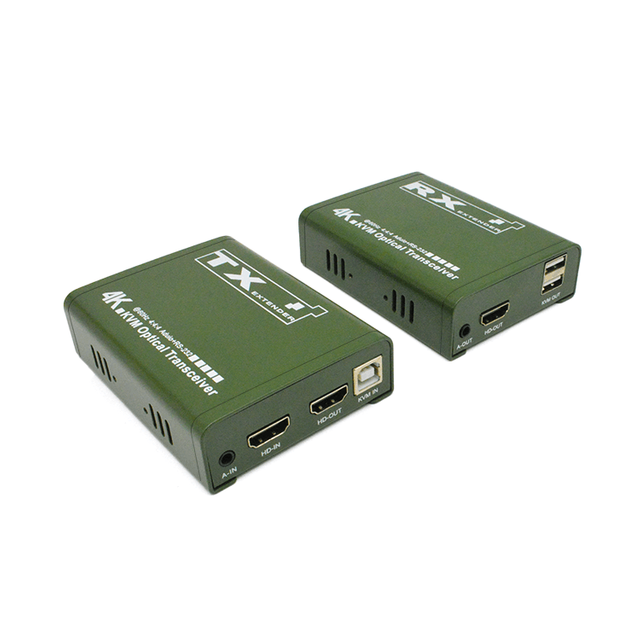 Extensor de fibra KVM HD M-HFK20U 4K EDID
