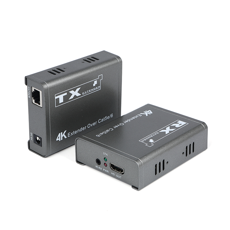 M-HK100 4K @ 30Hz 100M UTP Extender Transmission IR Protection ESD Kit d'extension vid&eacute;o