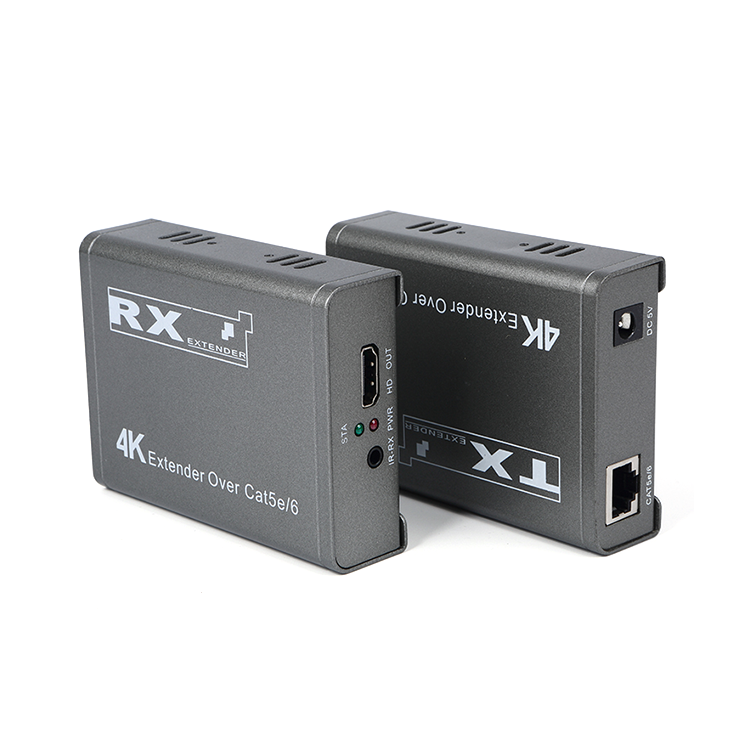 M-HK100 4K @ 30Hz 100M UTP Extender Transmission IR Protection ESD Kit d'extension vid&eacute;o