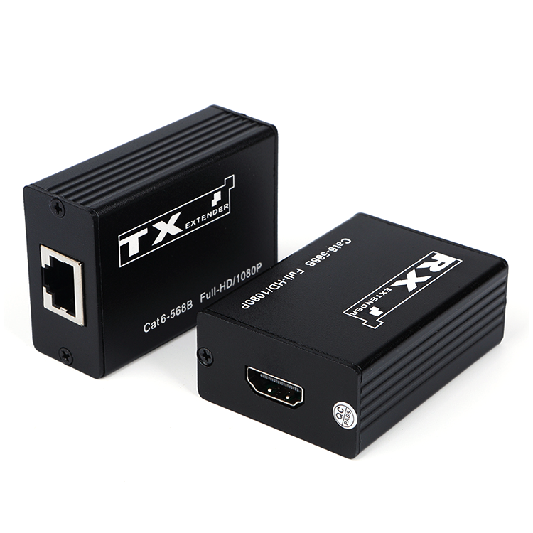 M-HD30 1080P 30M HD エクステンダー (Cat5e/6 経由)