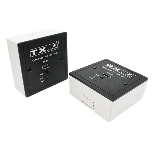 【M-HD60BP】 موسع POC IR Cat5e/6 HD ذو 86 لوحة