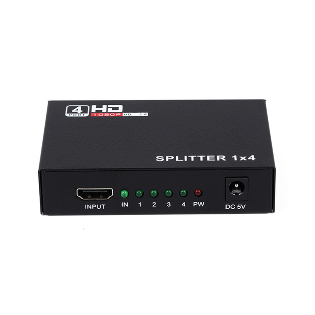 M-HD104L フル 3D マルチ出力 HD 1x4 スプリッター