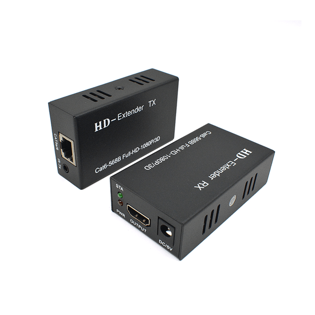 M-HD60A 1080P POC ИК-удлинитель Cat5e/6 HD
