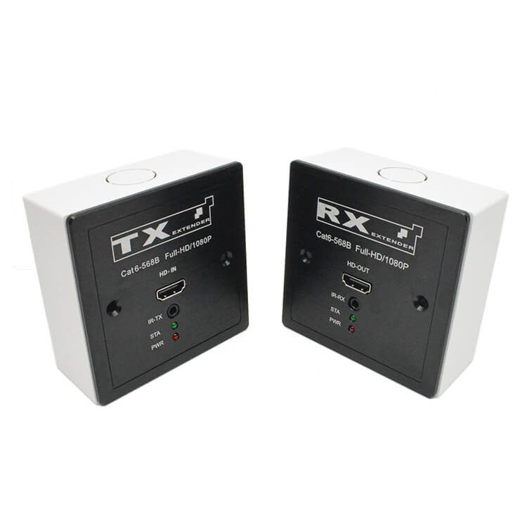 M-HD60BP 86 パネル POC IR Cat5e/6 HD エクステンダー