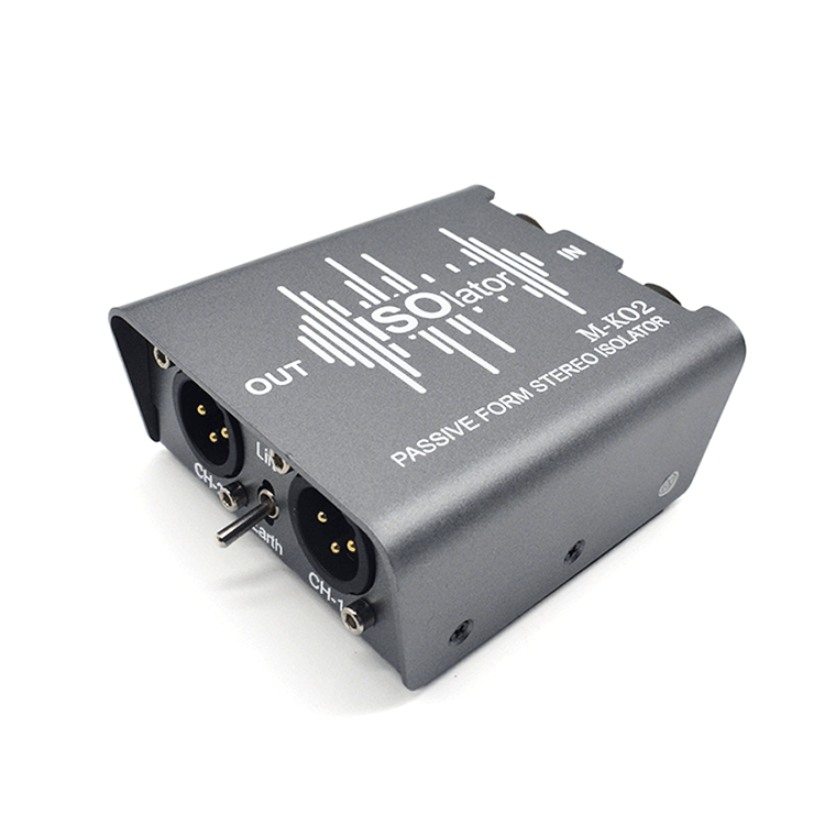 M-K02 双方向 Cat5e/6 XLR オーディオ アイソレーター