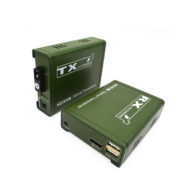 【M-HF300U】Extensor de fibra KVM HD de 20 KM