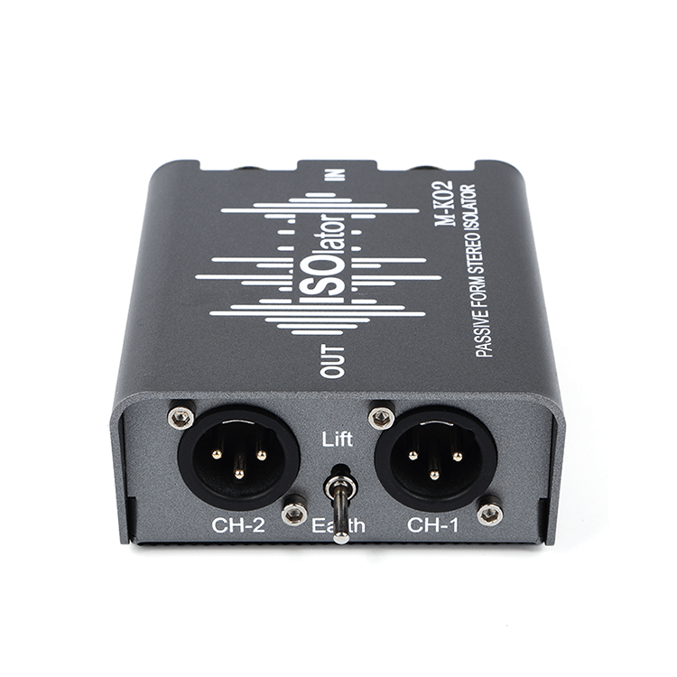 M-K02 双方向 Cat5e/6 XLR オーディオ アイソレーター