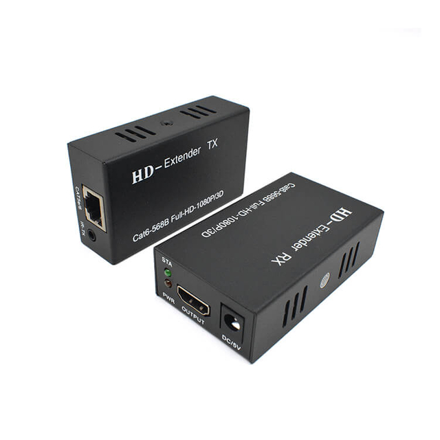 M-HD60A 1080P POC ИК-удлинитель Cat5e/6 HD