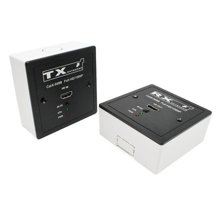 M-HD60BP 86 パネル POC IR Cat5e/6 HD エクステンダー