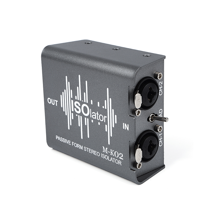 M-K02 双方向 Cat5e/6 XLR オーディオ アイソレーター