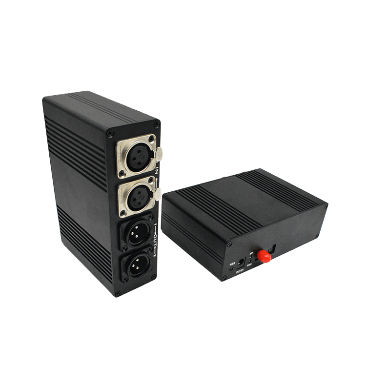 【M-CF202】Extensor de fibra de audio XLR bidireccional digital bidireccional