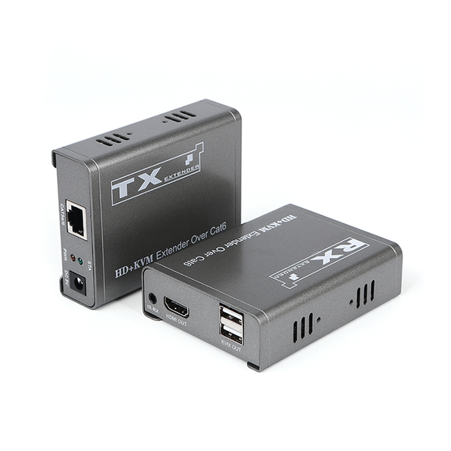 【M-HD60U】Extensor HD 1080P EDID KVM IR Cat5e/6