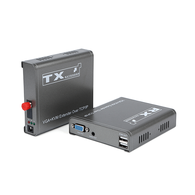 M-VF100U 1080P 20KM SC/FC KVM VGA موسع الألياف